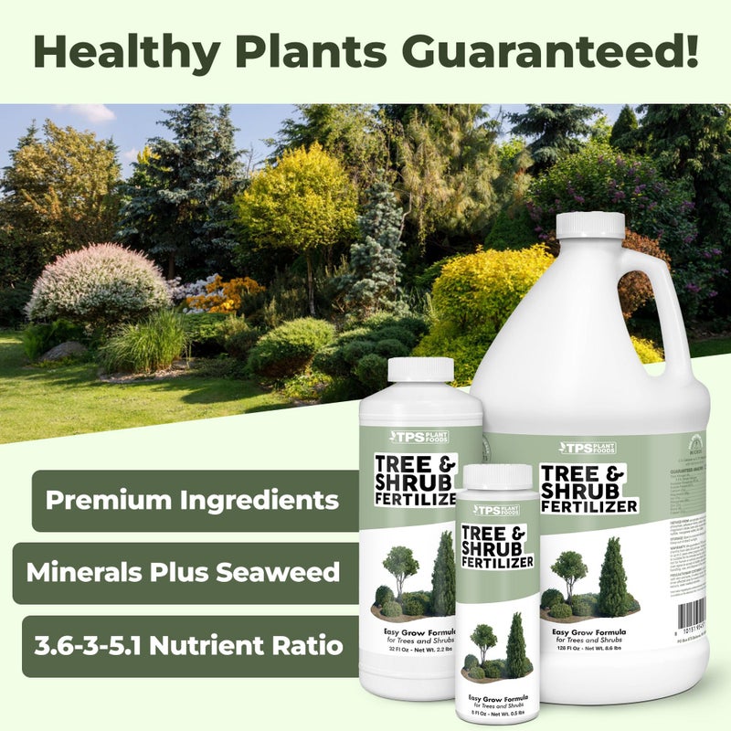 TPS NUTRIENTS Tree and Shrub Fertilizer, Complete Liquid Tree and Shrub Plant Food, 8 oz (250mL) - Image 2