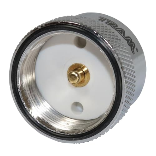 Tram 1296 NMO to UHF (SO239) Mobile Antenna Mount Adapter, Silver - Image 2