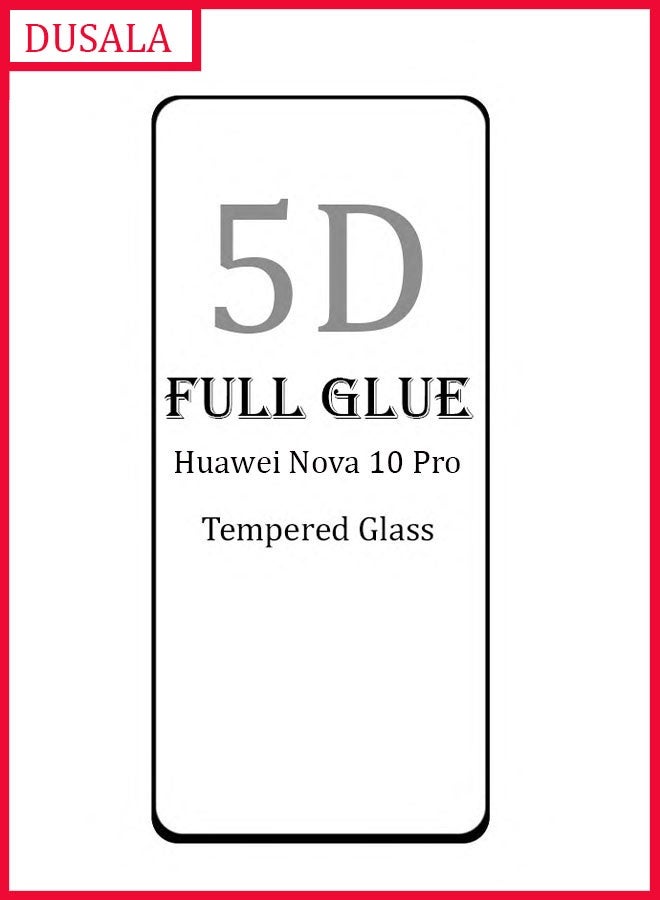 DUSALA Huawei Nova 10 Pro Screen Protector Tempered Glass Guard Full Glue Edge-to-Edge Screen Protector for Huawei Nova 10 Pro - Image 1