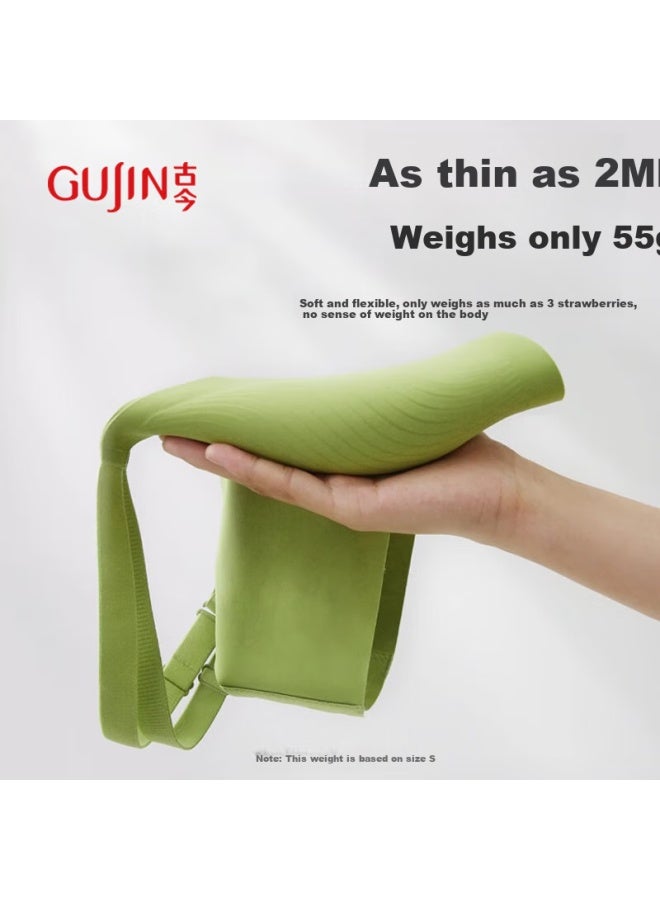 Gujin Full Coverage Ultra-thin Soft Support Big Chest Minimizing Bra Women's Wire-free Side Support Anti-sagging Plus Size Bra - Image 2