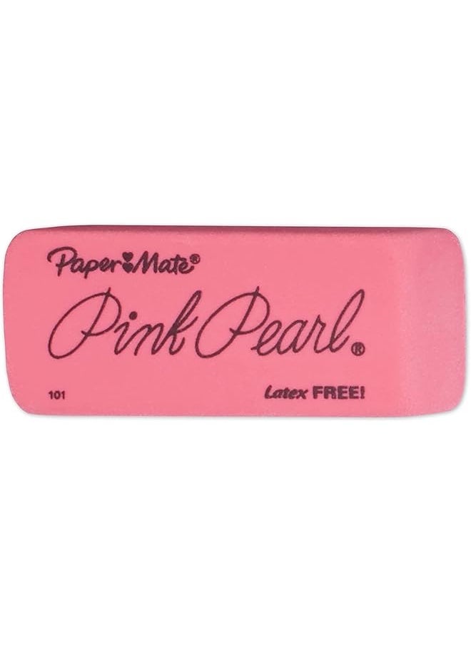 Paper Mate Pink Pearl Erasers Large 12 Count  - Image 5