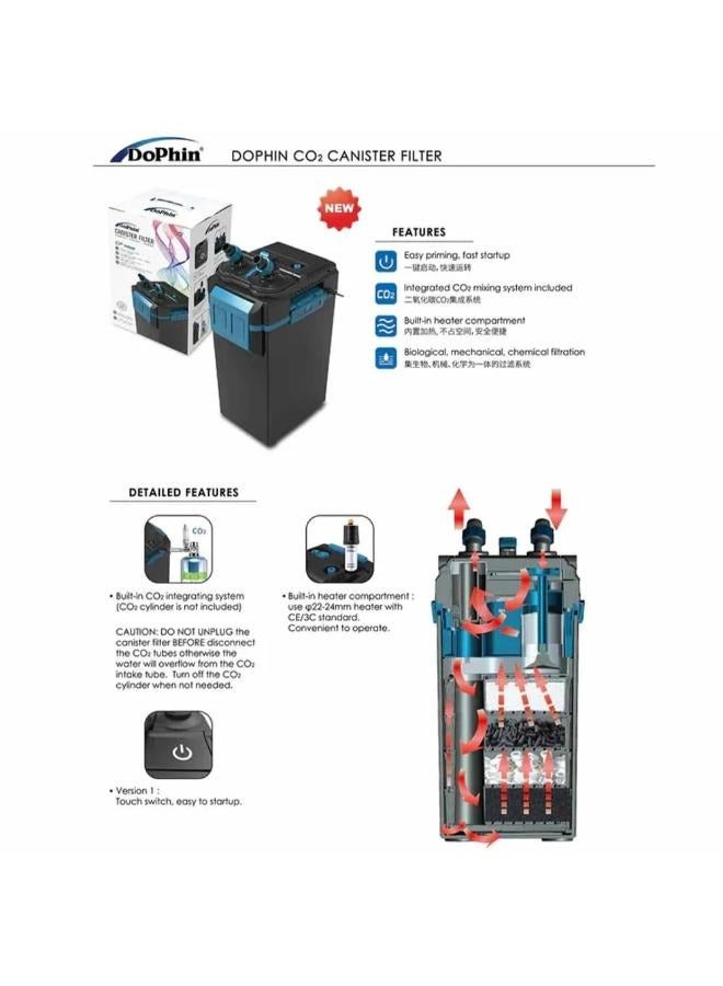 دولفين علبة خلط ثاني أكسيد الكربون المدمجة وحجرة السخان المدمجة - Image 5