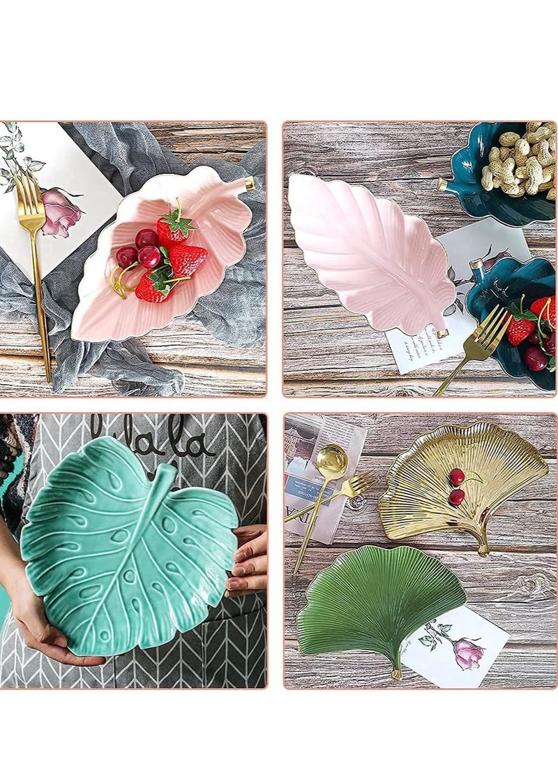Resin Tray Molds Box Silicone Mold Leaf Resin Molds Jewelry Tray Mold for Epoxy Resin Fruit Plate Casting Mold in Tropical Leaf DIY Salad Plate Storage Box Ashtray Coaster Crafts (Elm Leaf) - Image 5