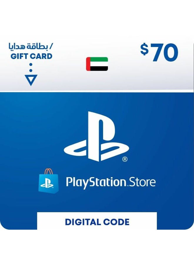 Playstation UAE 70 USD Gift Card