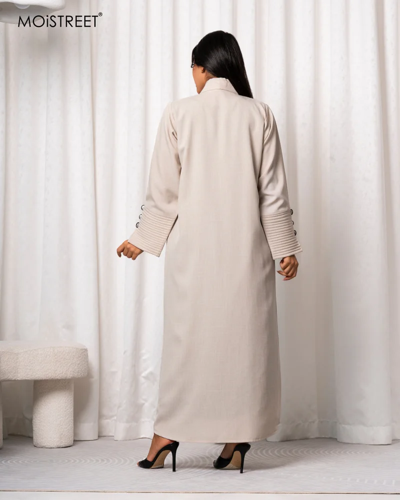 Moistreet  MOiSTREET Handmade Melange Abaya for Women | Best Price UAE