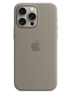 Silicone iPhone 15 Pro Max Silicone Case with MagSafe – Terracotta  - Image 1