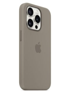 Silicone iPhone 15 Pro Max Silicone Case with MagSafe – Terracotta  - Image 3