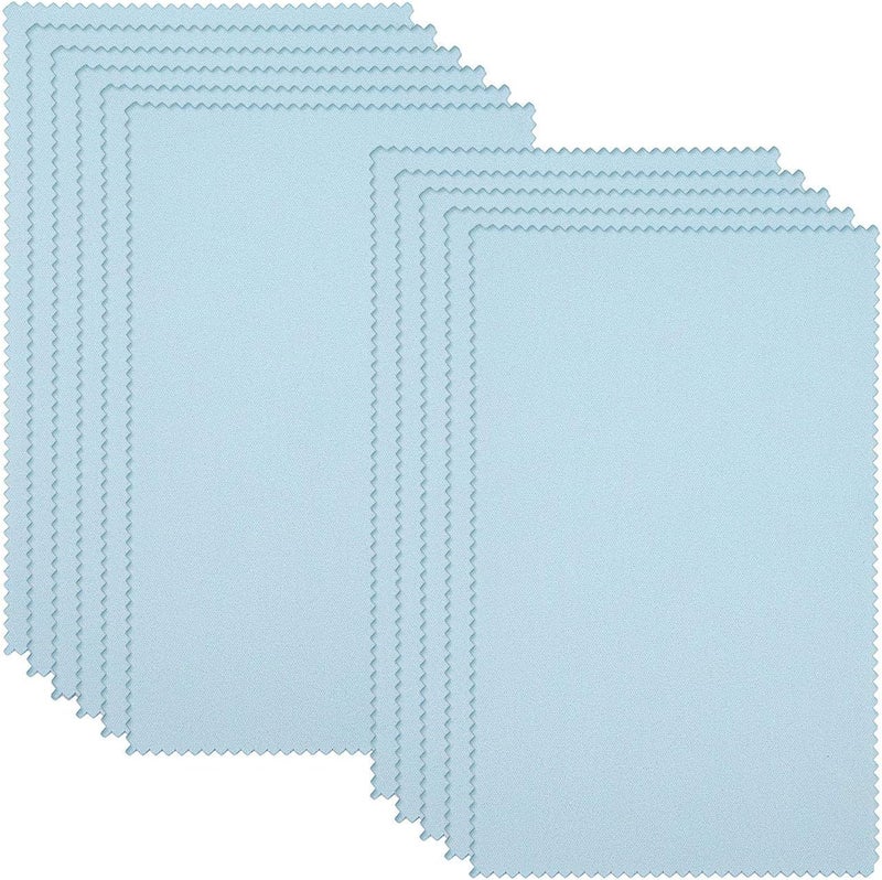 Sunmns 5 x 8 Inches Jewelry Cleaning Cloth Polishing Cloths for Silver Gold Brass, 10 Pieces - Image 1