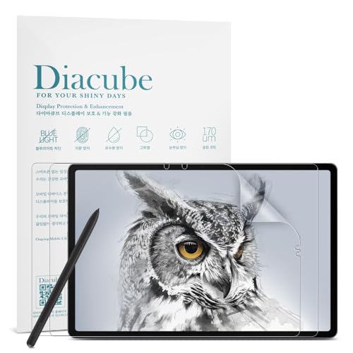Diacube [2 Pack Paperfeel Screen Protector For Samsung Galaxy Tab S10 Plus 12.4 Inch, Anti-Glare Matte PET Film for Drawing and Writing Like on Paper, High Touch Sensitivity, Easy Installation - Image 1