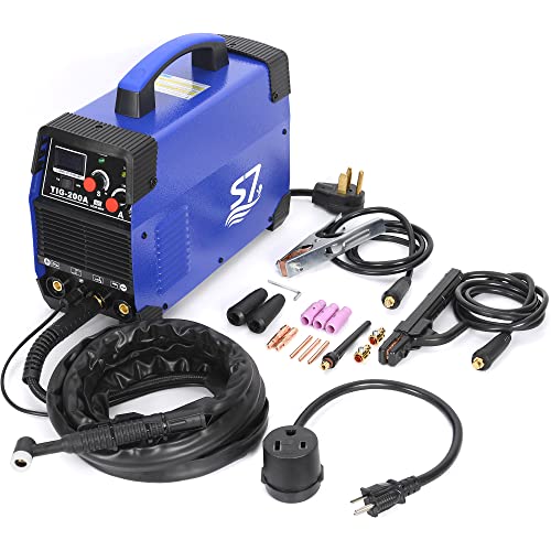 S7 200A HF Start TIG Welder, DC TIG and Stick Welder, 110V/220V Dual Voltage Portable Welding Machine for Garage Repair, DIY Projects, Stainless Steel and Mild Steel - Image 1