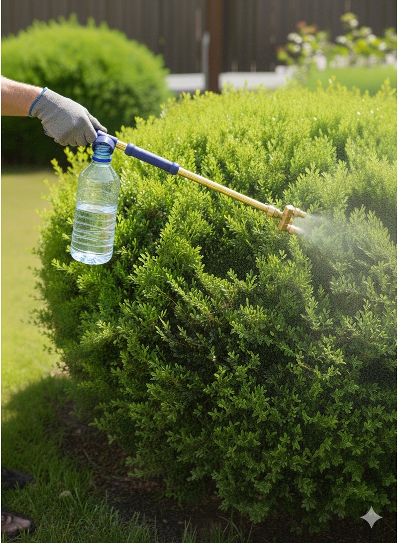 Portable Dual-Nozzle Water Spray Bottle Adapter – High-Pressure Garden Sprayer for Cleaning, Watering & Cooling – Fits Standard Bottles - Image 1