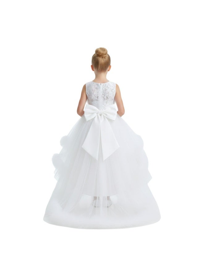 D'Daniela Ruffled Tulle Gown Dress - Image 3
