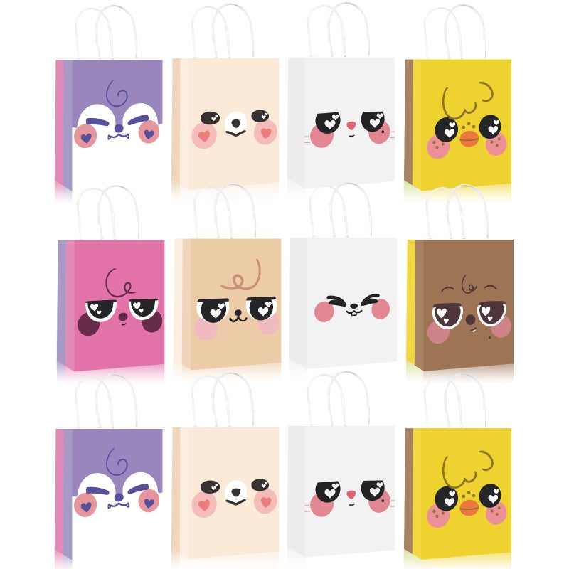 YiYiXiXi 12Pack Stray-Kzoo Gift Bags Party favor Gift Bags,Birthday Party Decoration Supplies for Fans(Yellow) - Image 1