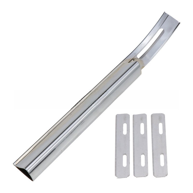 Leather Thinning Knife with 3 Blades silver (with 3 blades) 
