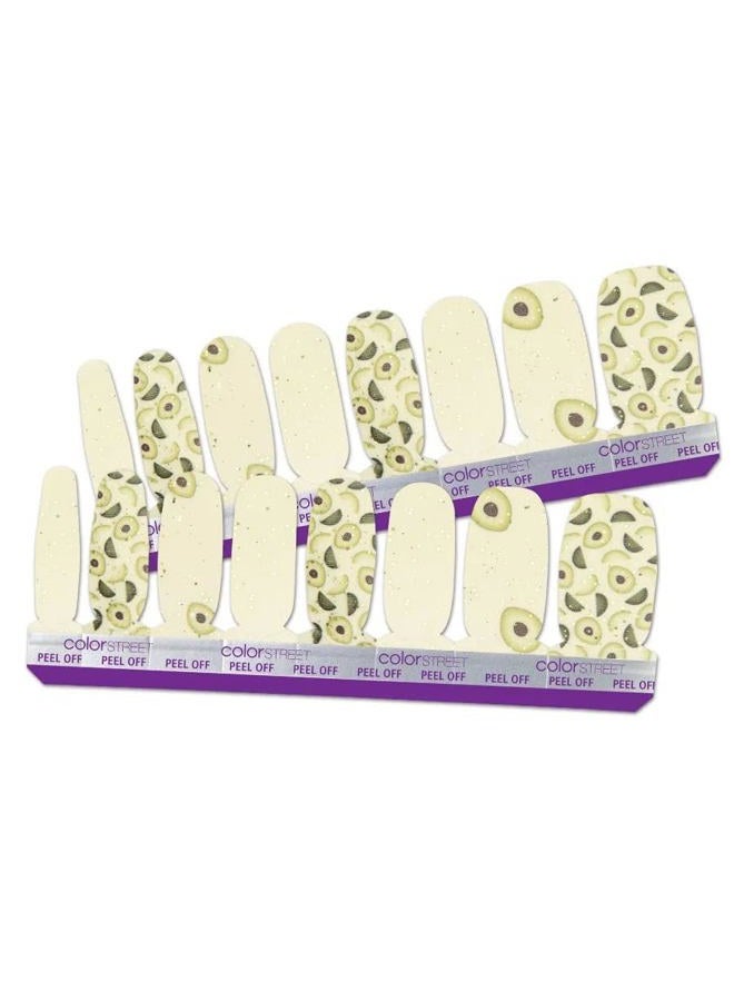 Color Street Let's Guac and Roll - Color Street Nail Strips (National Avocado Day 2022) (FDG418) - Image 3