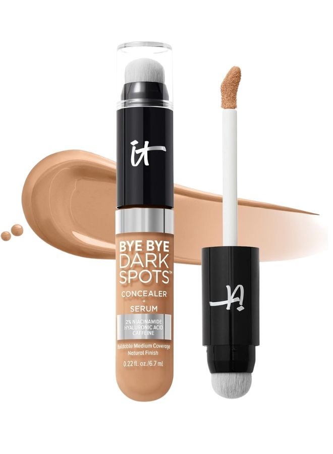 IT Cosmetics Bye Bye Dark Spots Concealer + Serum with Niacinamide & Hyaluronic Acid Medium Neutral 33 – Buildable Hydrating Coverage, 0.22 oz / 6.7 mL - Image 1