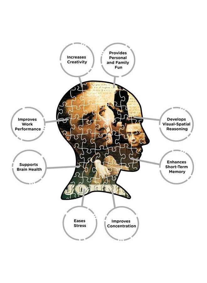 Aquarius - Johnny Cash Puzzle (500 Piece Jigsaw Puzzle) Glare Free Precision Fit Officially Licensed Johnny Cash Merchandise & Collectibles 14 X 19 Inches - Image 1