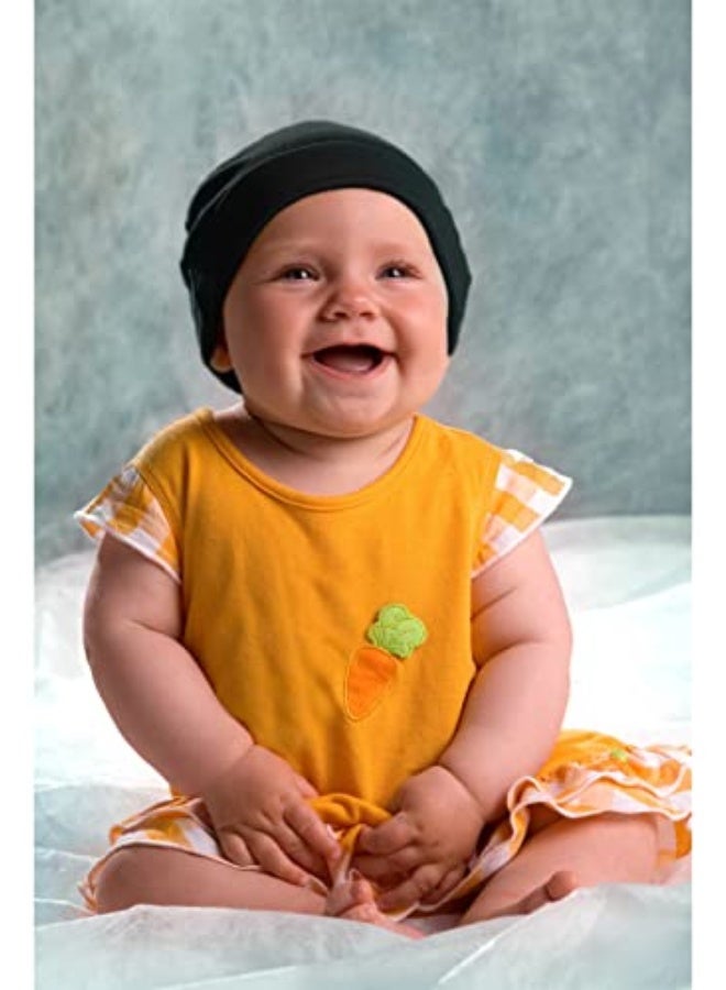 شيربار مجموعة من ٥ قبعات صوفية دافئة للأطفال الصغار من عمر ١-٣ سنوات | قبعات أطفال للجنسين بألوان سادة، قبعات صوفية ناعمة لحماية الأذنين في فصلي الخريف والشتاء - Image 5