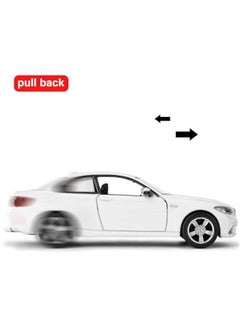 Generic 1:36 BMW M2 Toy Car, Diecast Pull Back Model Car, Collection Kids Toy for Aged 3 and up, Gift White  - Image 3