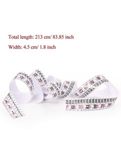Tatuo Growth Chart Wall Labels Baby Height Indicator Tape Ruler Height Growth Chart Decor Ruler Height Indicator Adhesive Ruler For Home Classroom Nursery Baby Room Measuring Kids Boys Girls(White)  - Image 3