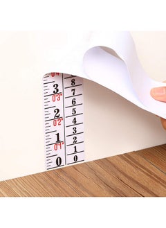 Tatuo Growth Chart Wall Labels Baby Height Indicator Tape Ruler Height Growth Chart Decor Ruler Height Indicator Adhesive Ruler For Home Classroom Nursery Baby Room Measuring Kids Boys Girls(White)  - Image 4