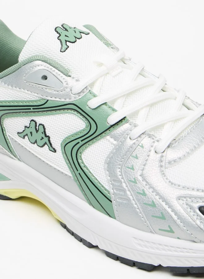 كابا Men's Logo Detail Lace-Up Sports Shoes
