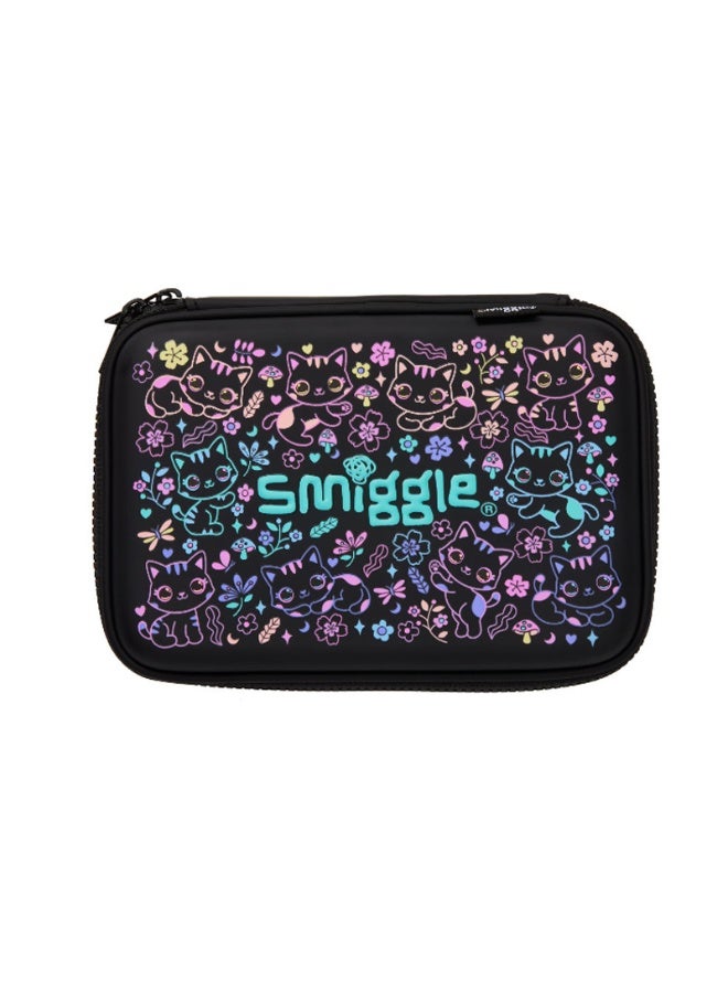 Smiggle Dreamy Floral Cat Hard-Shell Large Capacity Pencil Case - Image 2