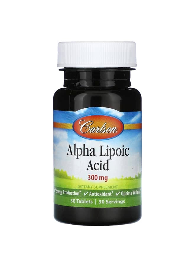 Carlson Alpha Lipoic Acid, 300 mg, 30 Tablets