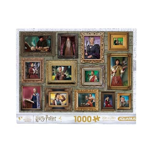 AQUARIUS Harry Potter Witches Wizards 1000pc Puzzle 1000 Piece Jigsaw Puzzle Glare Free Precision Fit Officially Licensed Harry Potter Merchandise Collectibles 20x28 Inches - Image 1