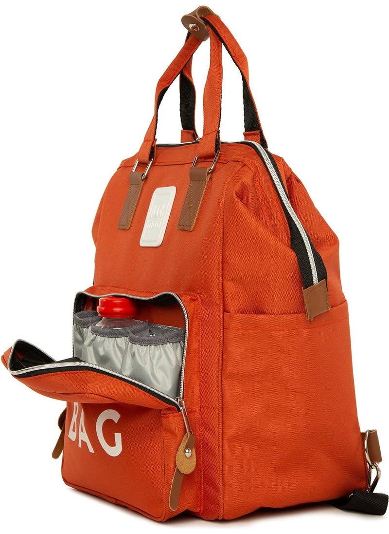 Bagmori Tile Baby Bag Printed Mother Baby Care Backpack with Pocket  - Image 2