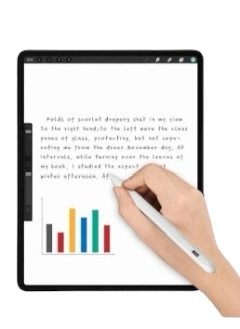 Ontime - Stylus pen for iPad with palm rejection function active pencil compatible (2018-2024) Apple iPad Pro iPad 10/9/8/7/6th generation iPad Air 5/4/3 Generation iPad Mini 6/fifth generat - Image 1