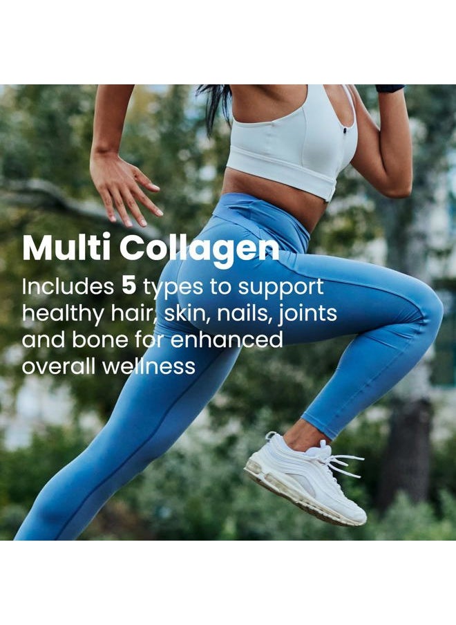 Sanar Naturals - Multi Collagen Complex - Type I, II, III, V, X - Extra Strength Hair Skin Nails Joints - Women and Men, Collagen Peptide Supplement Pills, 150 Capsules - Image 1