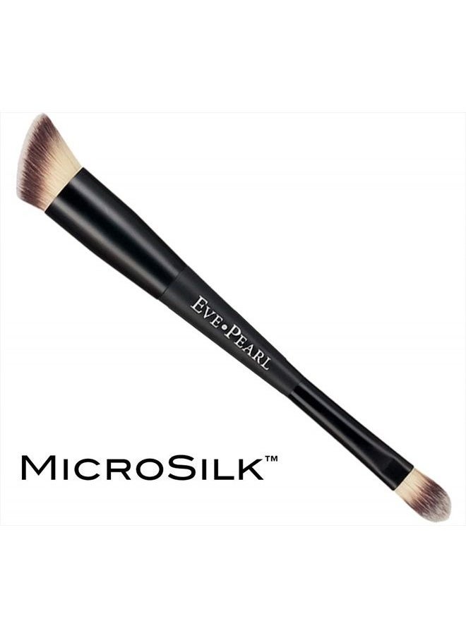 EVE PEARL Dual Salmon Concealer And 202 Concealer Blender Brush Full Coverage Under Brighten Eye Pro Concealer Brush Set Makeup Kit (Tan)  - Image 3