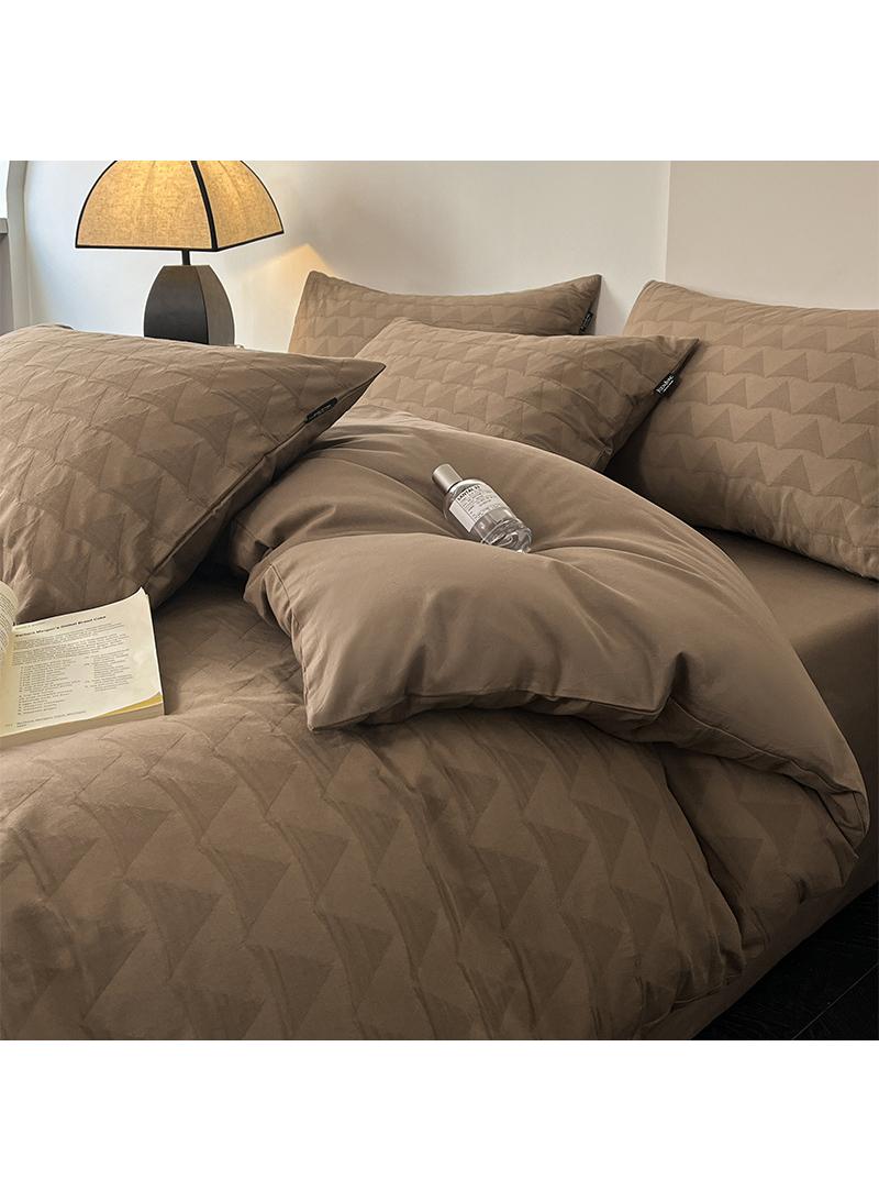 Bluejw 4-Piece Cotton Comfortable Set Bed Sheet Set Gift Birthday Gift Moving Gift  - Image 1
