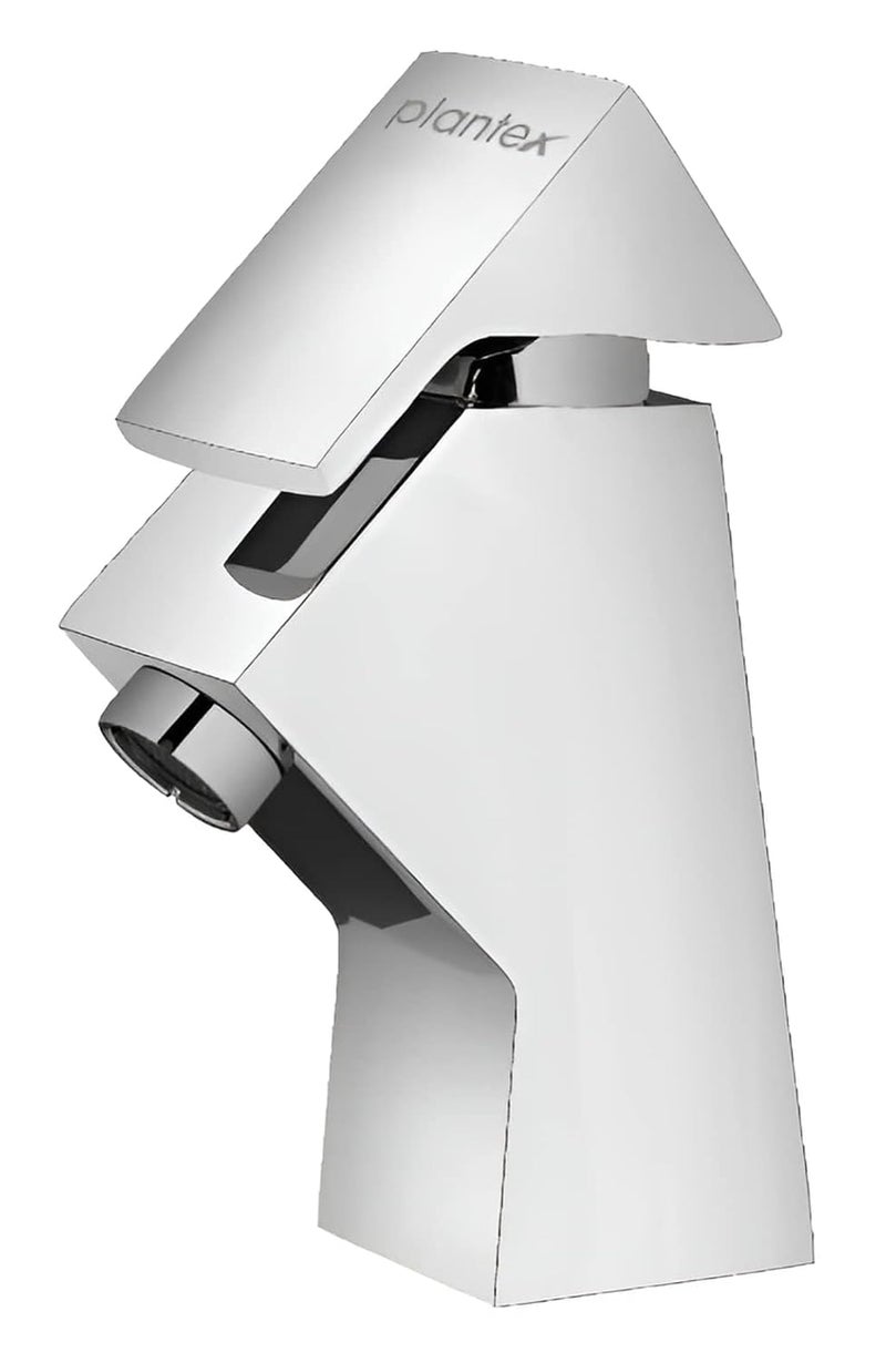 plantex Plantex Pure Brass Basin Mixer Tap Hot & Cold with Teflon Tape/Tabletop Wash Basin Tap for Home-7 Year Warranty (PRI-323-Chrome)  - Image 1