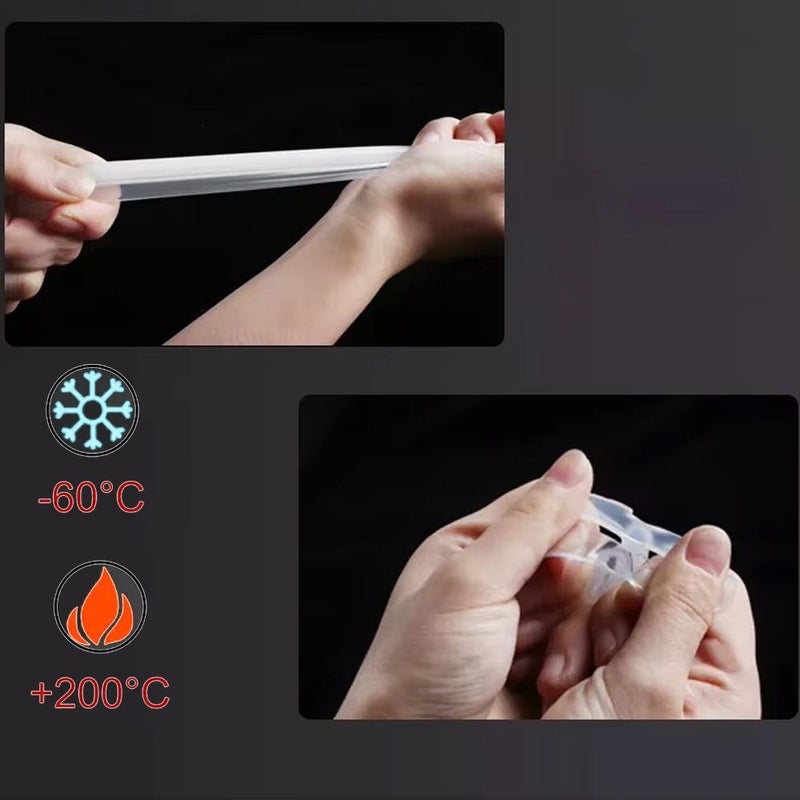 1 Meter Red Non Toxic Flexible Clear Hose Outer Diameter 11mm Inner Diameter 5mm Thickness 3mm - Image 5