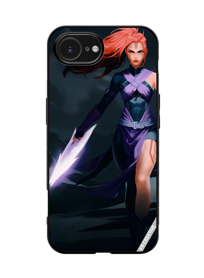 Protective Case Cover For Apple iPhone 16e Anti-Mage Lady Dota 2 Design Multicolour