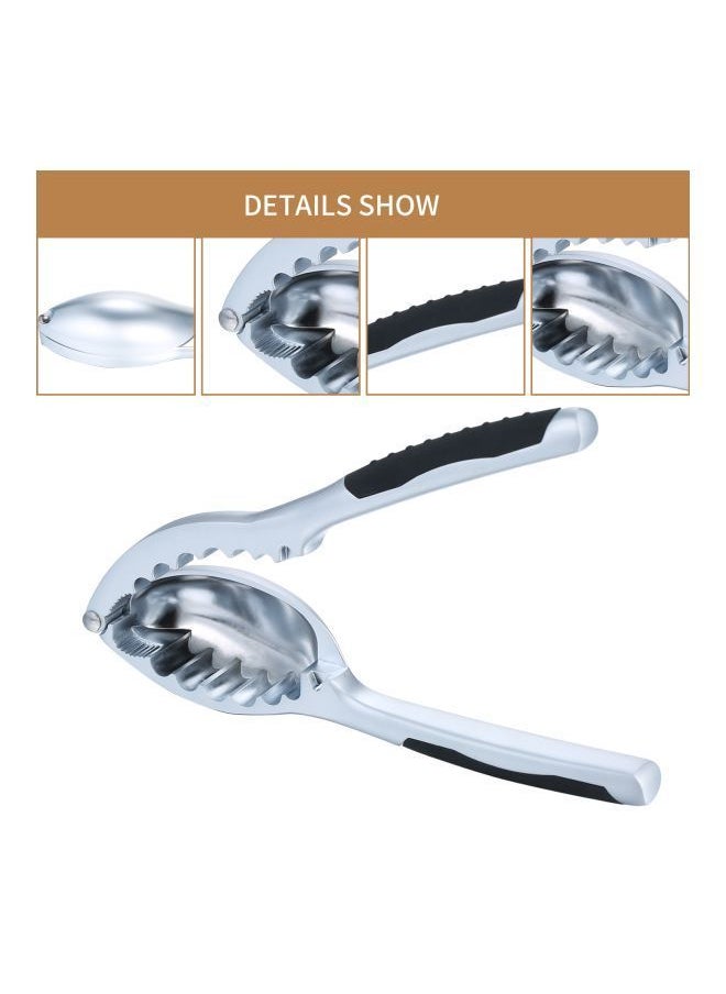 NIBEMINENT - Zinc Alloy Nut Cracker Silver/Black - Image 1