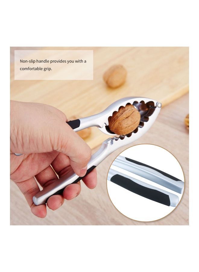 NIBEMINENT - Zinc Alloy Nut Cracker Silver/Black - Image 1