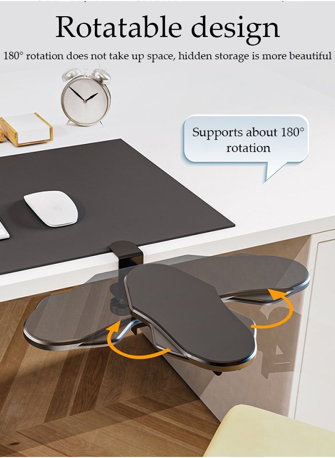 DUNISO - Computer Arm Rest for Desk, Adjustable Arm Rest Support for Computer Desk Ergonomic Arm Rest Extender For Table, Office, Chair, Desk - Image 1