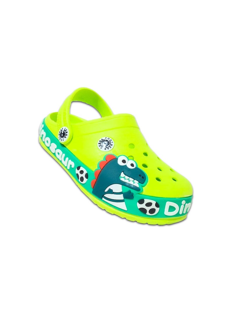 Cobra Dino Kids Breathable Slip-On Crocs – Waterproof, Non-Slip, and Versatile for Indoor & Outdoor Use"  - Image 1