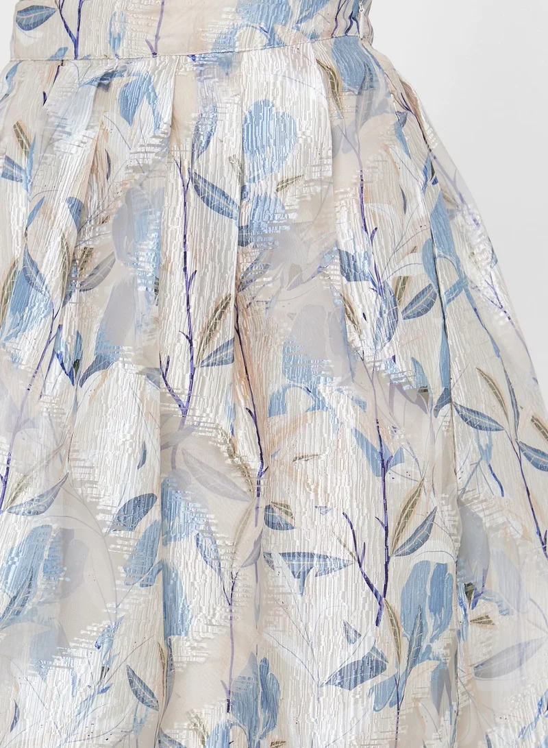 Femi9 Floral Print Skirt