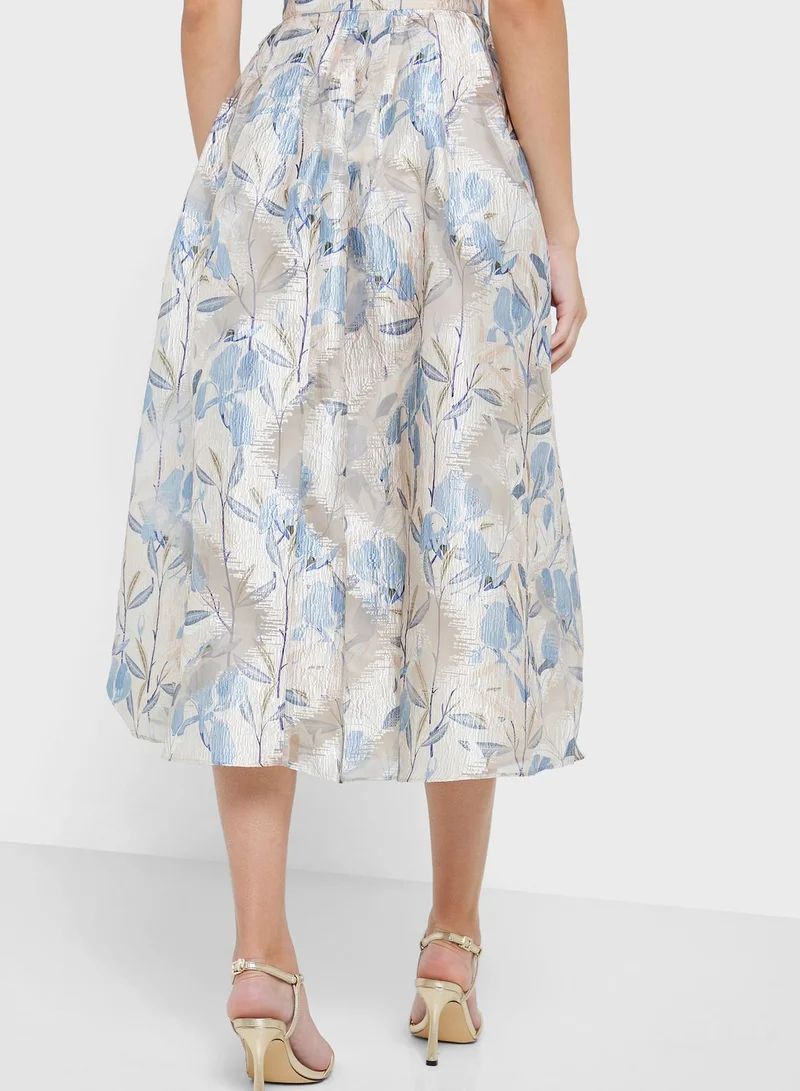 Femi9 Floral Print Skirt