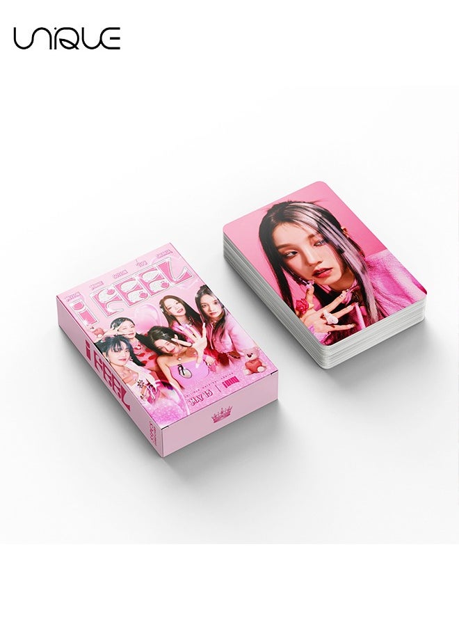 Unique 55 Pieces I-DLE Lomo Cards Collection Wink Pack of  Albums I Love Photo Cards Kpop Postcards - for Fan Collection Photocards Decorations(I FEEL QUEEN)  - Image 3