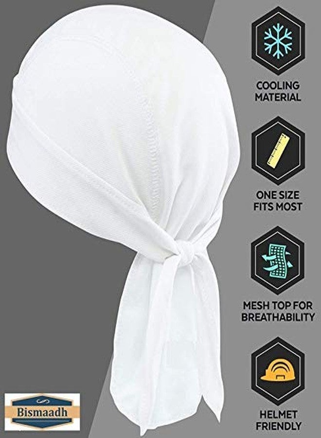 BISMAADH Unisex Synthetic Cap (White_One Size) - Image 4