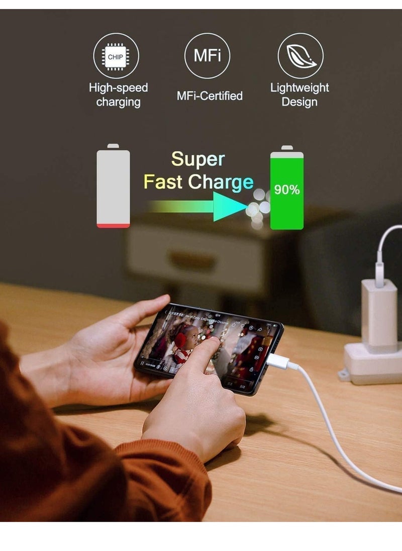 ELTRAZONE Original [Apple MFi Certified] Charger Lightning to USB Cable Compatible iPhone 11 Pro/11/XS MAX/XR/8/7/6s/6/plus,iPad Pro/Air/Mini,iPod Touch  - Image 5