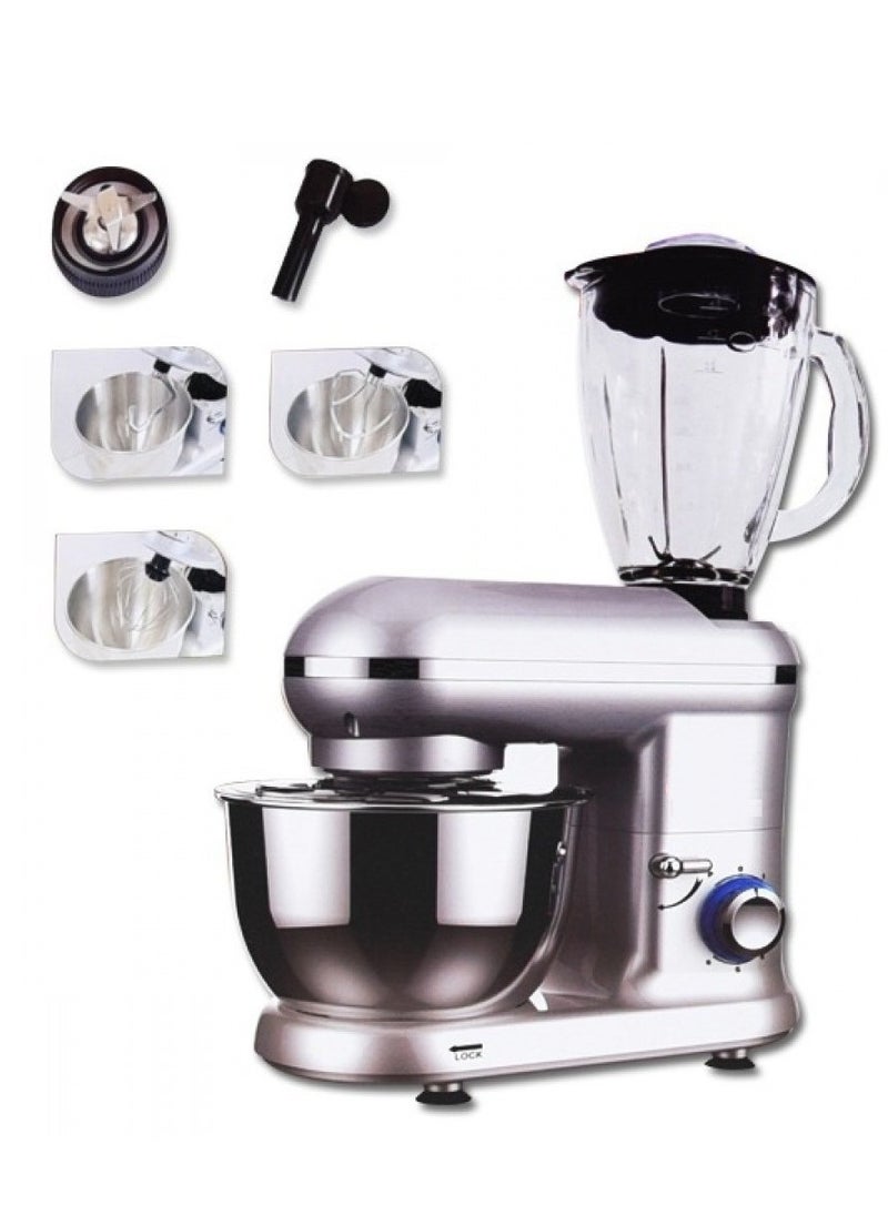 5.5L Electric Stand Mixer 1.5L Blender Combo with LED Display 6-Speed Precision Control Cooper Motor Model 39004B