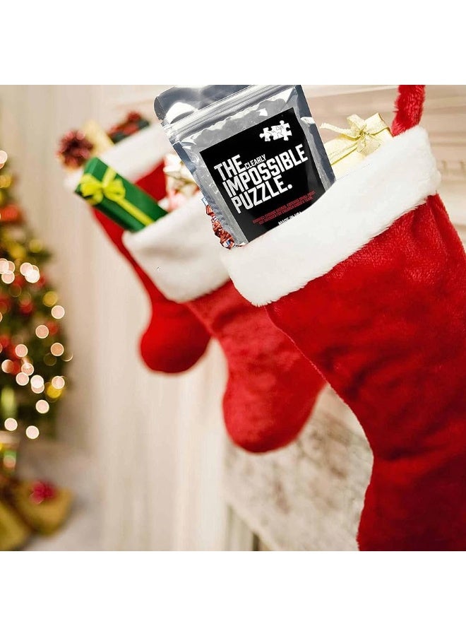 Broken Glass Puzzle - Clear Puzzle - Unique Clearly Impossible Puzzle - Difficult and Fun! - 161 Pieces 10 x 10'' - Image 1