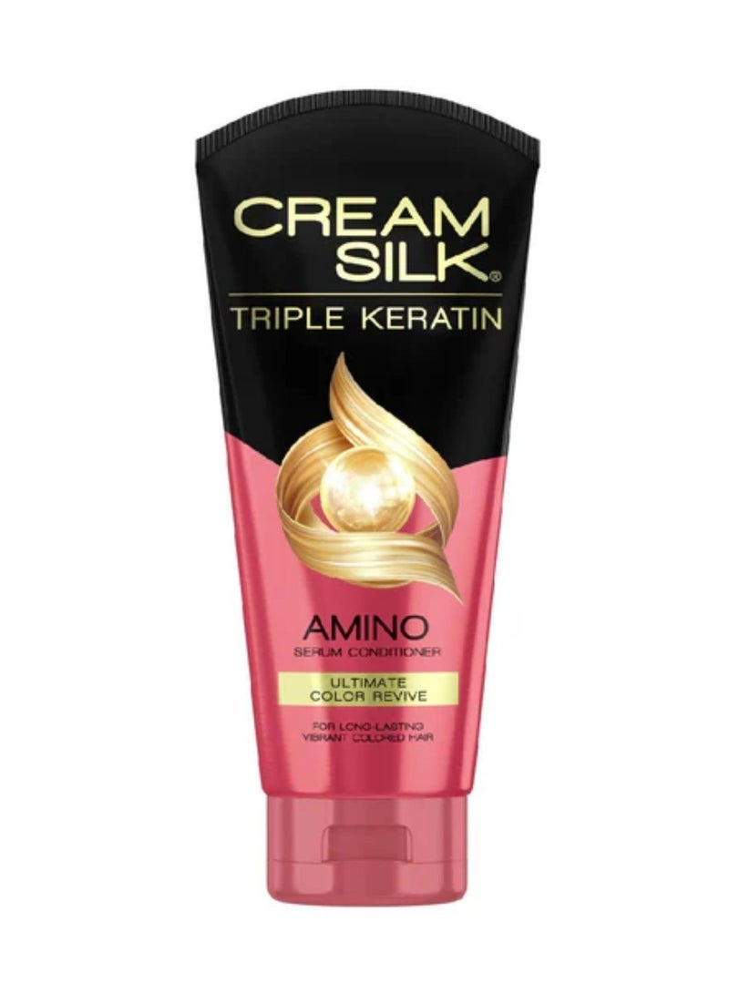 Creamsilk Triple Keratin Amino Serum Conditioner Ultimate Color Revive 300ml - Image 1