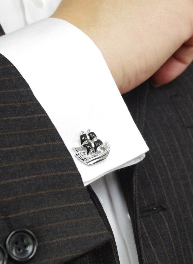 Salutto Men's Cute Shape Special Cufflink with Gift box - Image 3